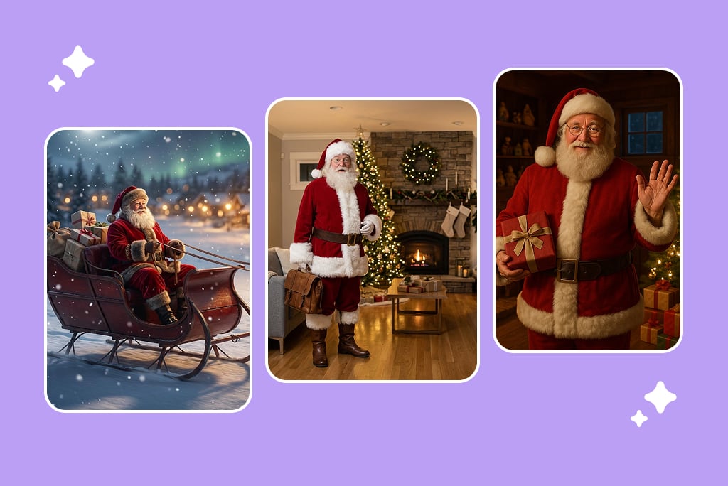 Customize Every Detail for Your Perfect Santa Scene Customize Every Detail for Your Perfect Santa Scene