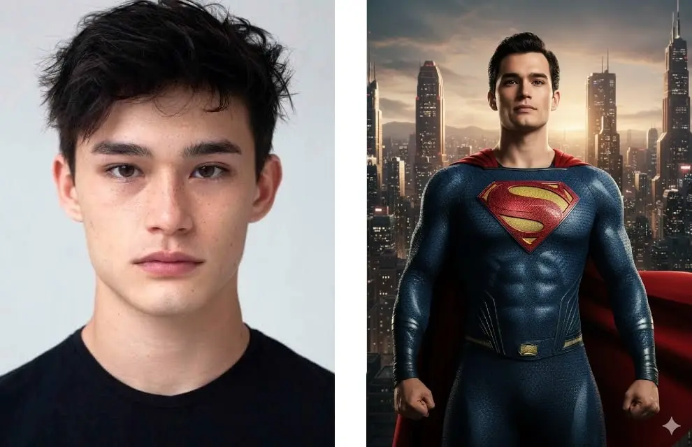 An image of superhero created by nano banana AI prompt