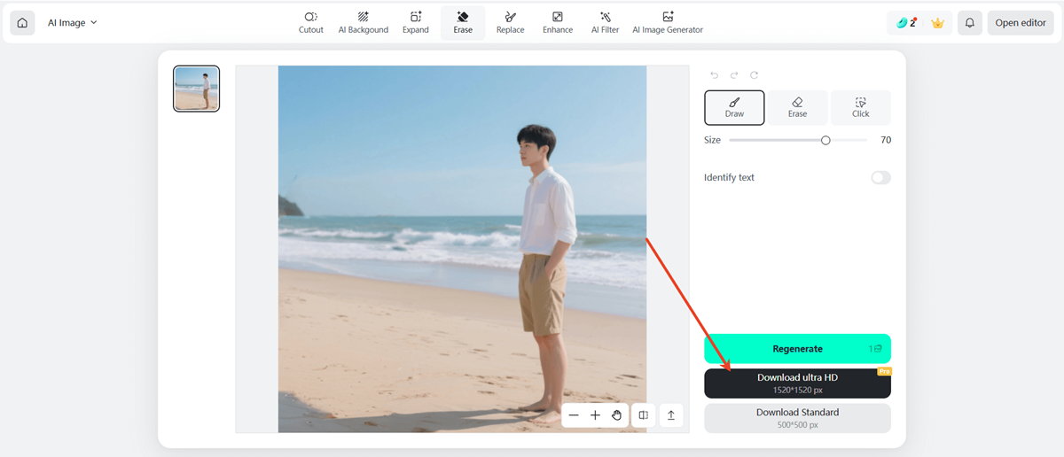 download the image Remove ex from photo result