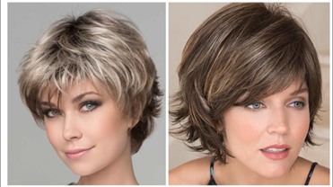 10 Best Slimming Haircuts: Textured Pixie with Long Bangs 