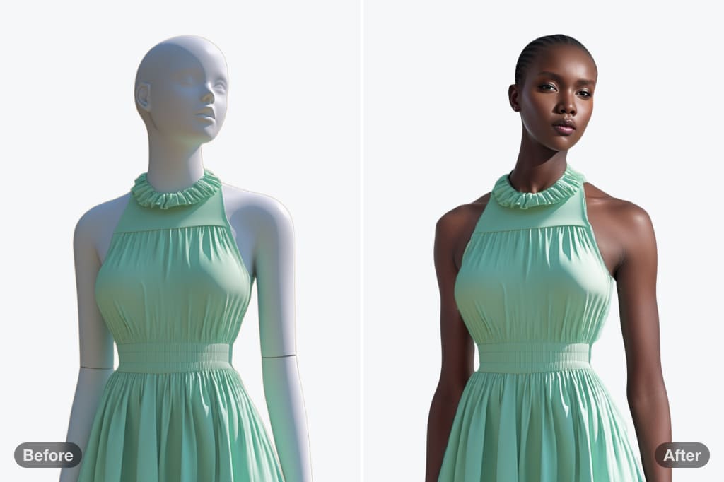 Convert Mannequins into Real-Life AI Models Like an Expert