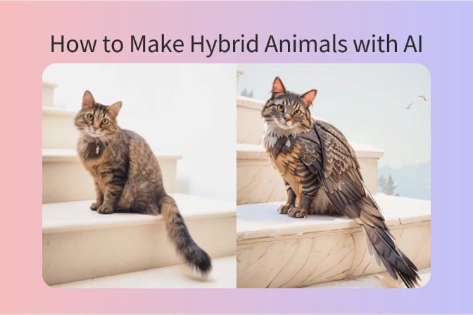 How to Make Hybrid Animals with AI: Combine Animals Online