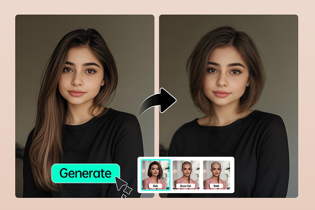 See What You Would Look Like with Short Hair