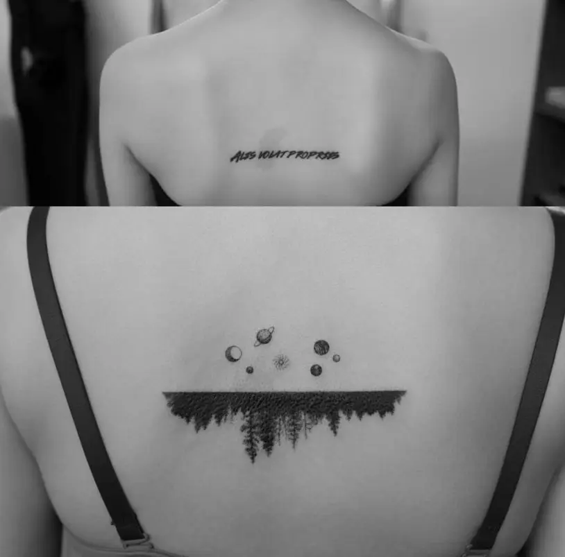 Name Cover-Up Tattoo Designs