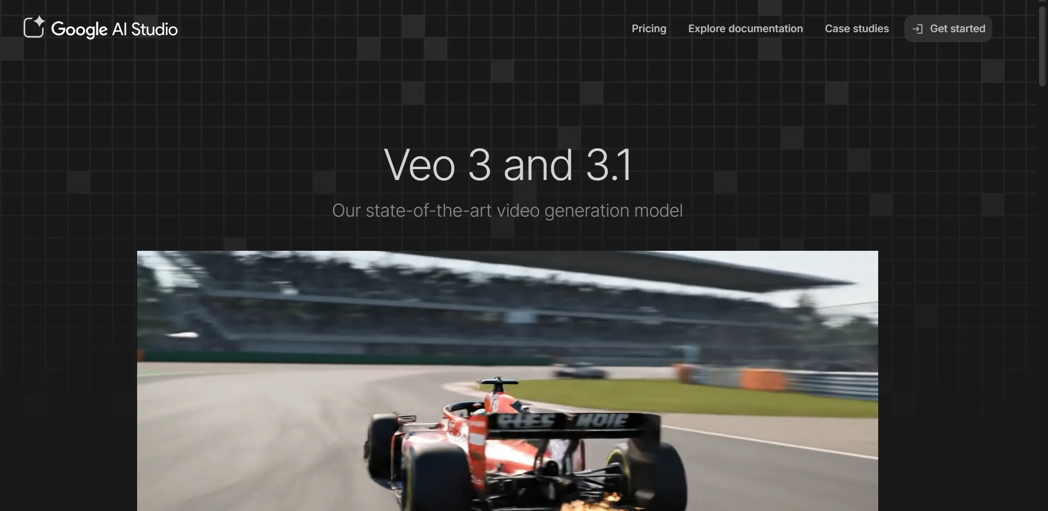Google Veo3 AI Video Generator Interface Explore the Google Veo3 interface for AI video creation.