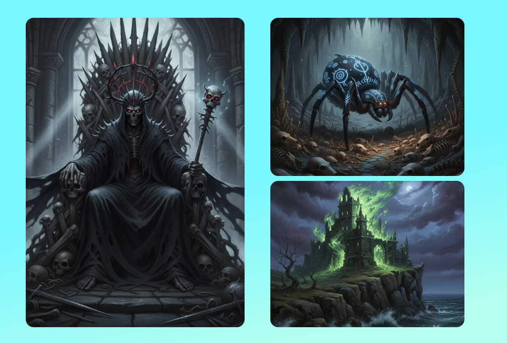 Explore a Range of Dark Fantasy Art Styles