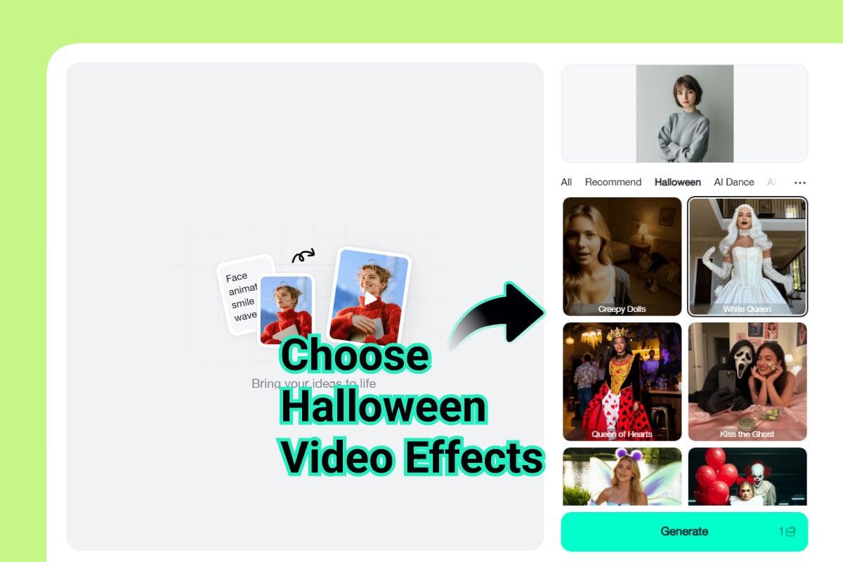 Select Your Halloween Video Effect