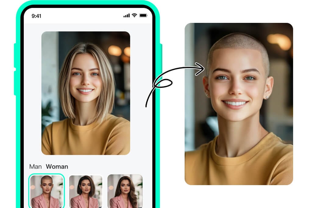 Get a Buzz Cut Look on iPhone, iPad, and Android