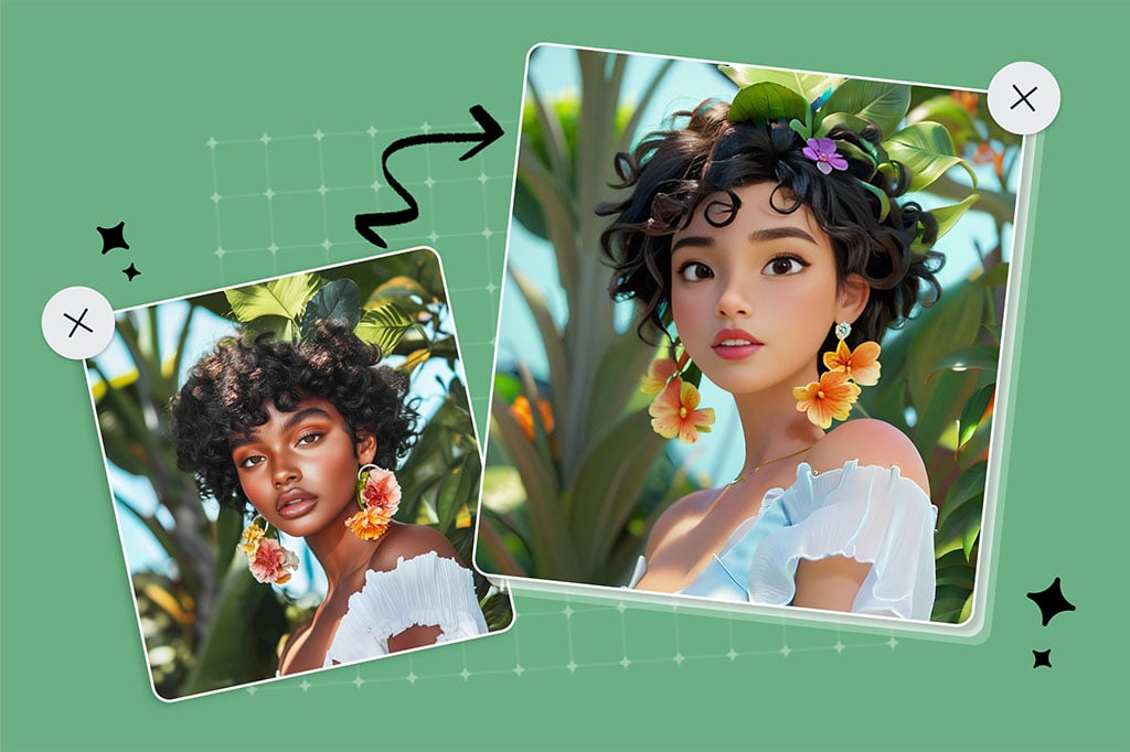 Convert your Selfies into Pixar-style characters Instantly