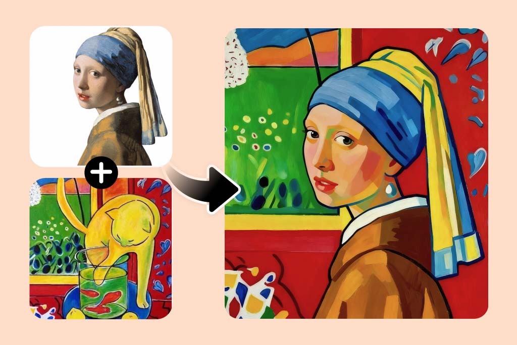 Combine Photos for AI Style Transfer