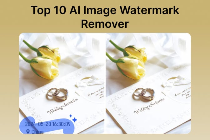 Top 10 AI Image Watermark Remover