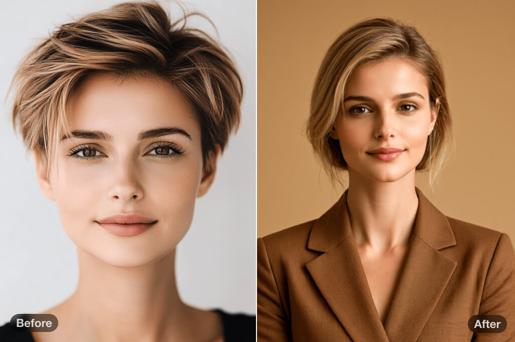 One Click to Turn Your Selfie into Studio-Quality Photos