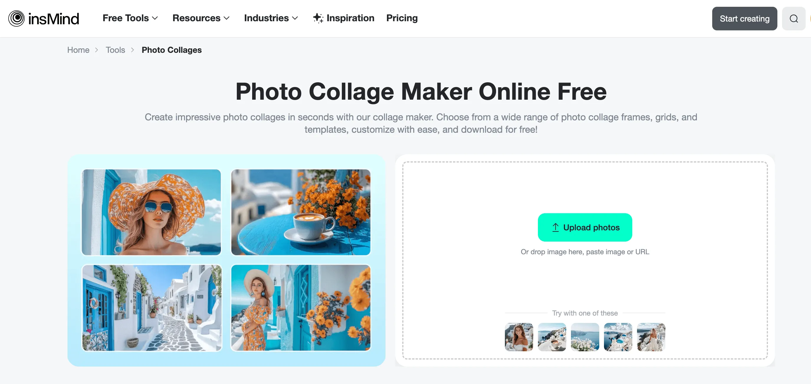 join two photos together in insMind