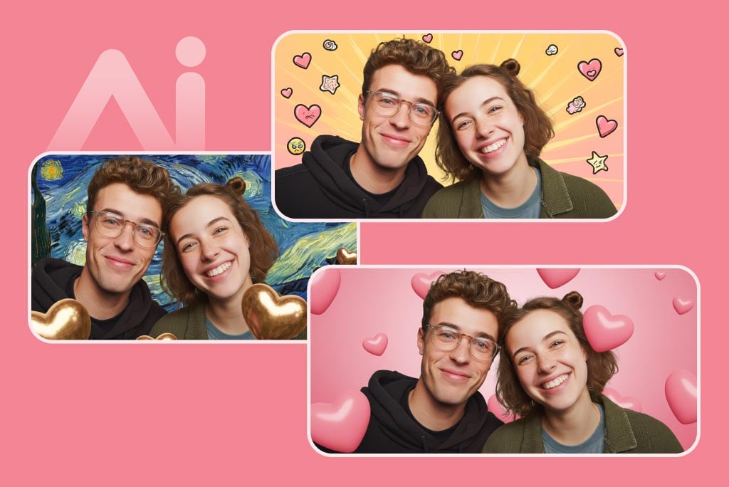 One-Click Generate Studio-Level Couple Photo with AI One-Click Generate Studio-Level Couple Photo with AI