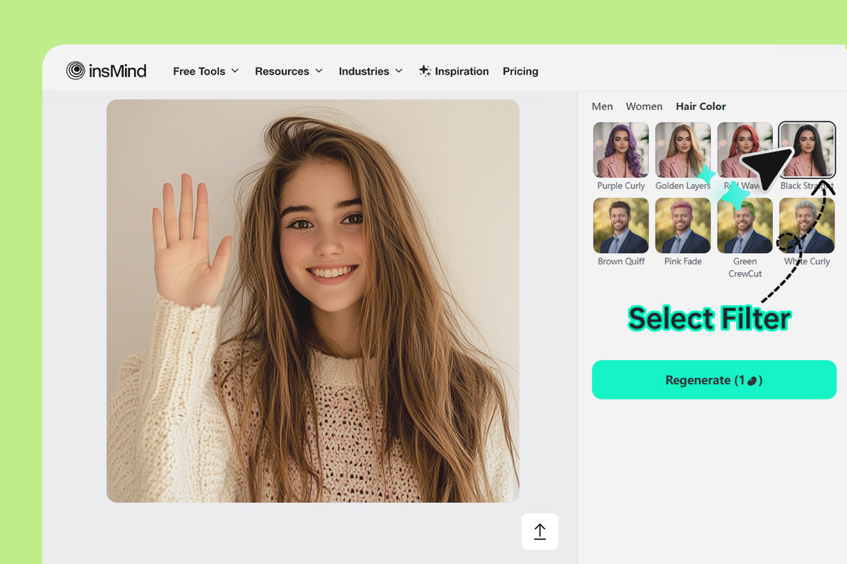 Select a Hair Color