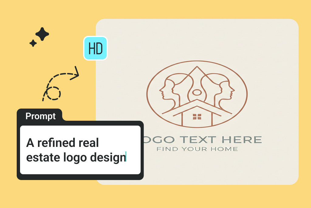 Generate a Real Estate Logo Instantly with AI Text Prompts