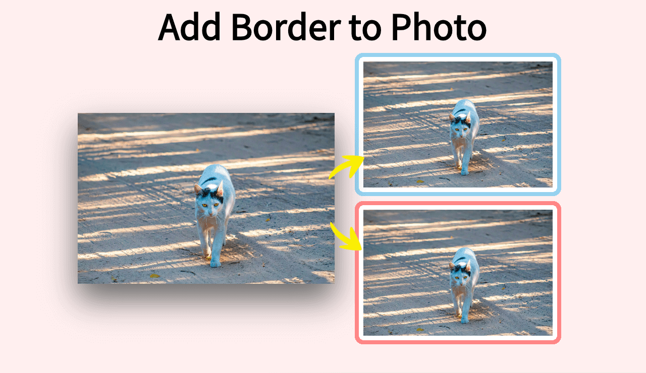 How to Add Border to Photo: Tutorial on  Photoshop and Easier Way