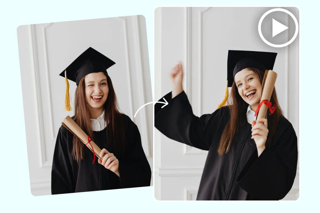 Bring memories to life by converting static images into engaging video stories with AI.
