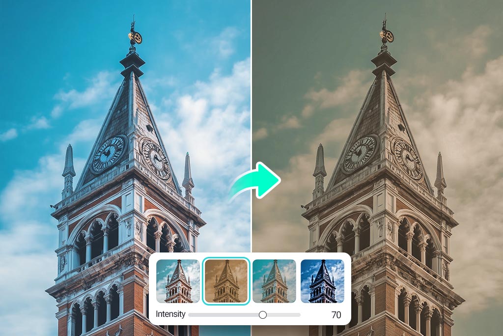 Get a Classic Vintage Vibe with a Sepia Filter