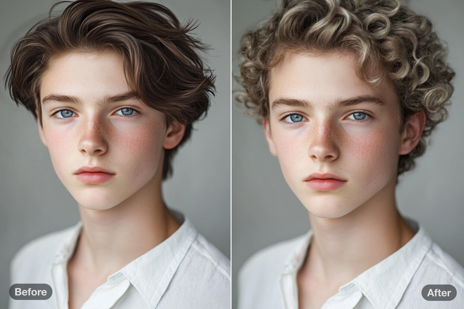 Try Different Perm Hairstyles for Guys Online with AI