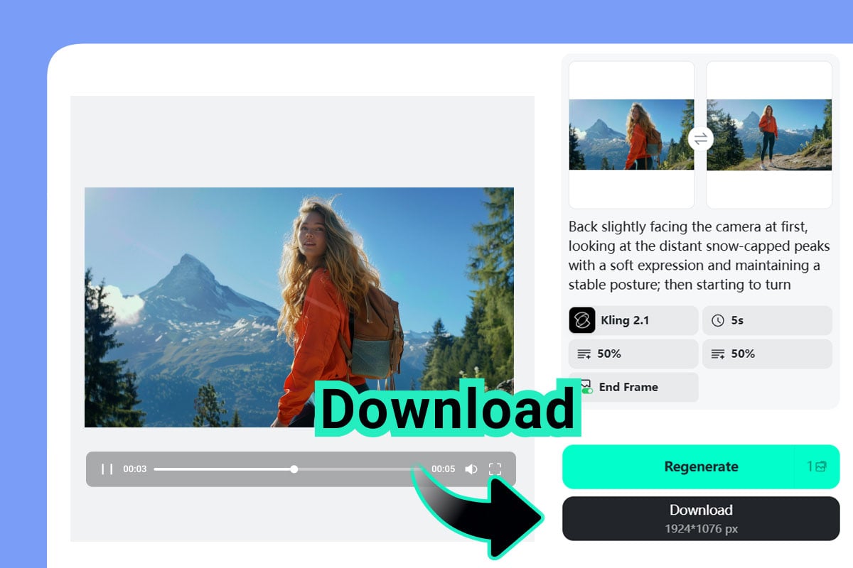 Step 4: Generate and Download Your Video Step 4: Generate and Download Your Video