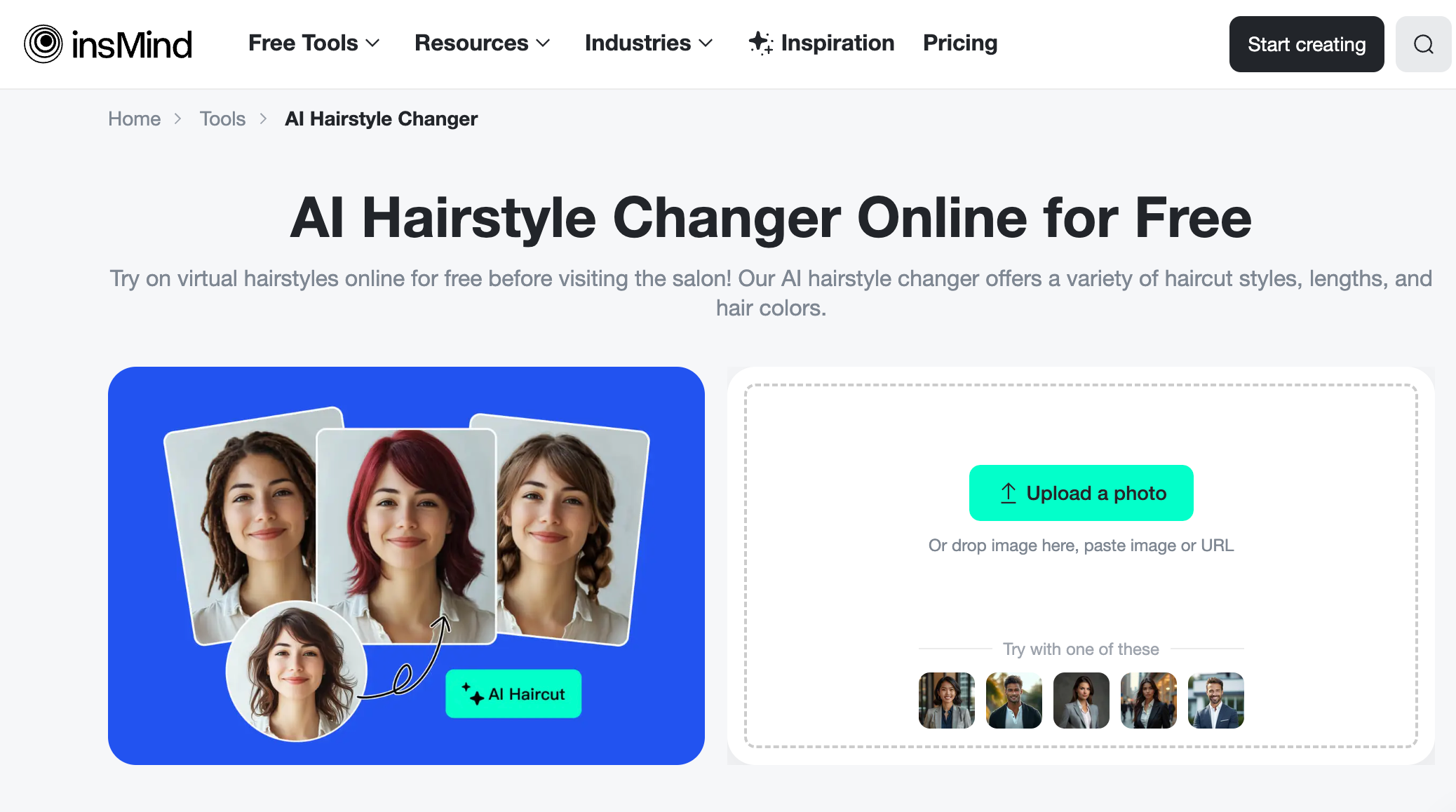 AI Hairstyle Changer