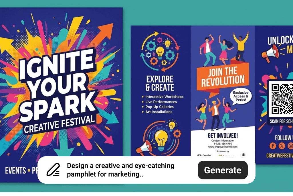 Pamphlet Maker to Create Pamphlets Online With AI