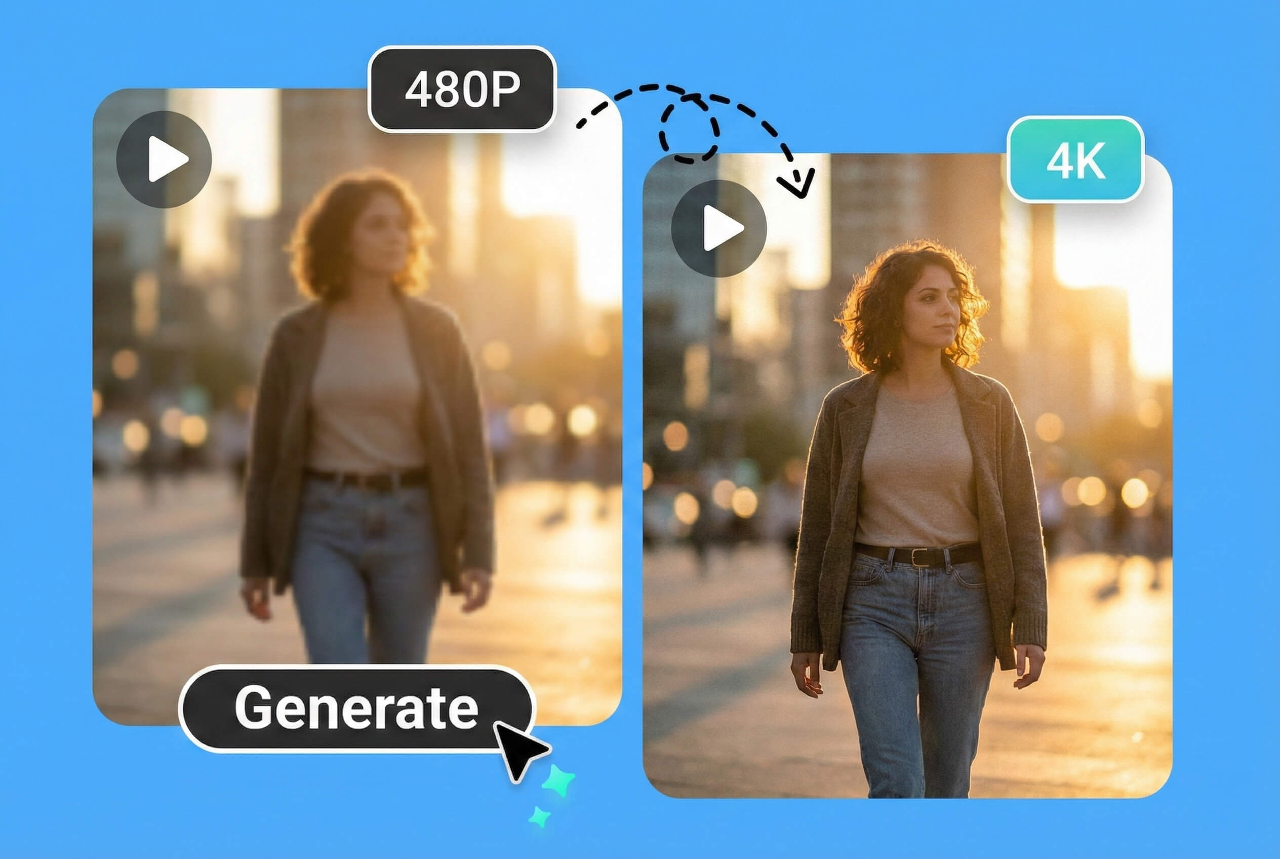 Enhance Sora Videos to HD & 4K Instantly