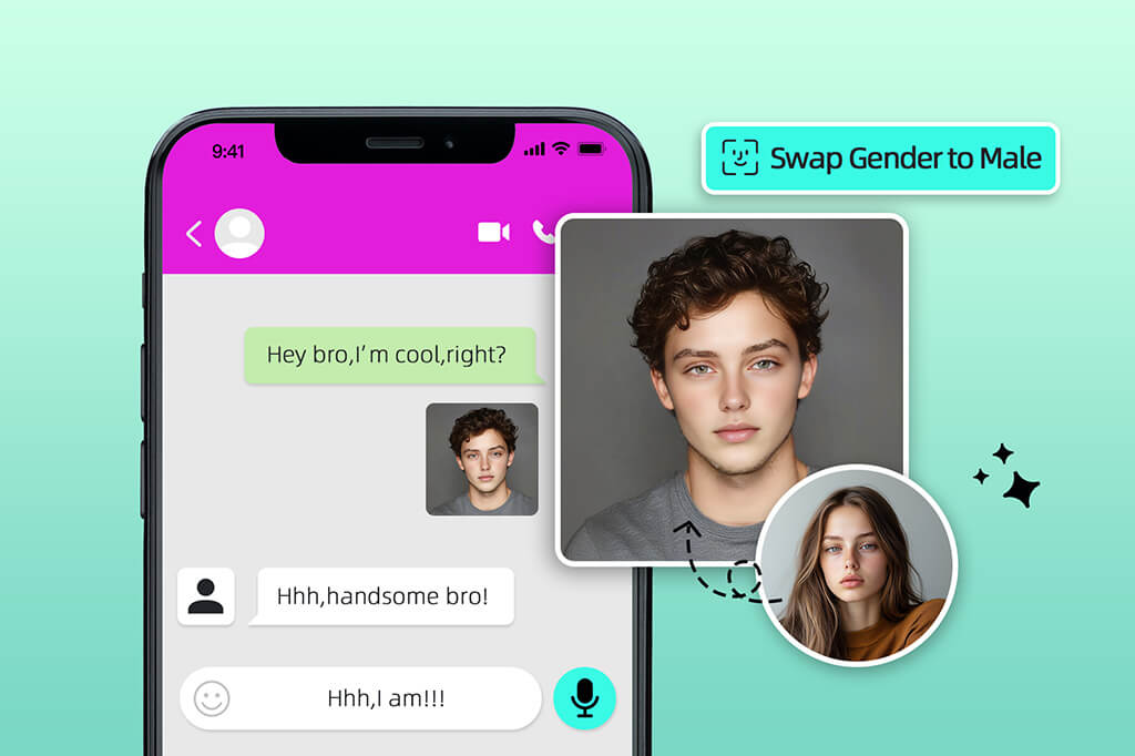 Share Gender Swap Pictures to Lead Social Media Trends