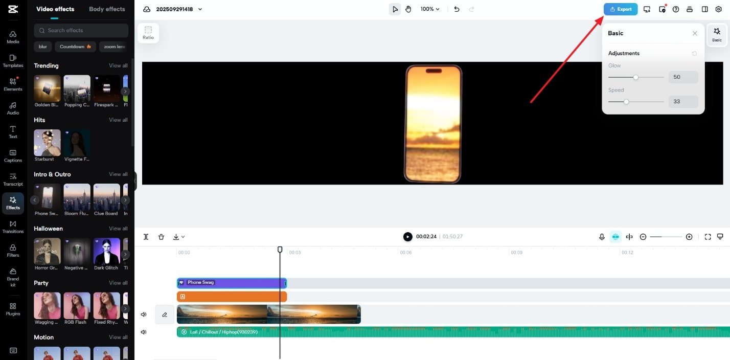 make customization to the video
