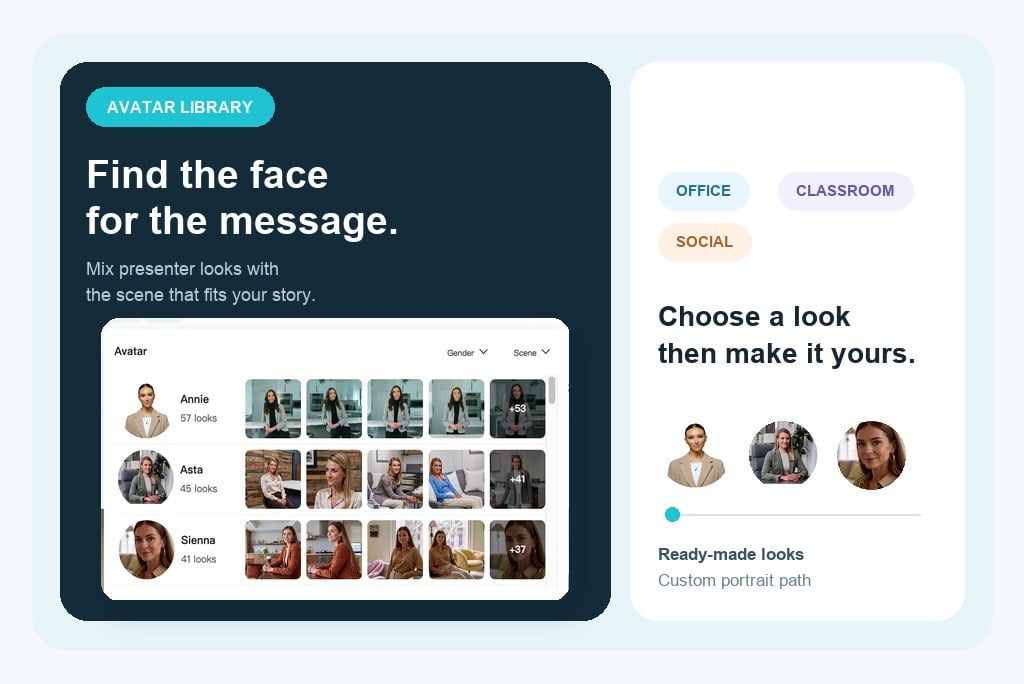 Choose an AI Avatar for Any Role or Scene