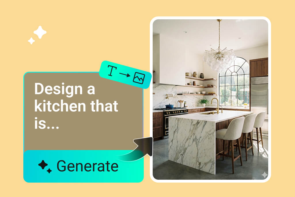 Text-to-Design: The Easiest Kitchen Design AI Text-to-Design: The Easiest Kitchen Design AI