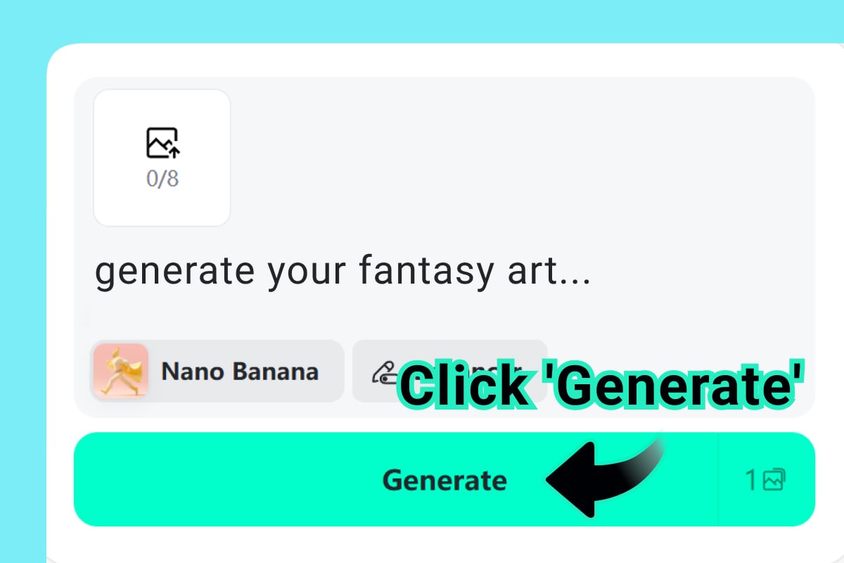 Generate the AI Fantasy Photo Generate the AI Fantasy Photo