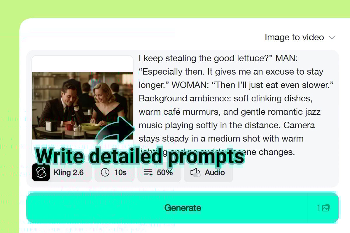 Step 2: Write Detailed Prompts