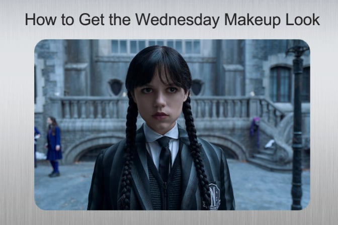 How to Get the Wednesday Addams Makeup Look How to Get the Wednesday Addams Makeup Look