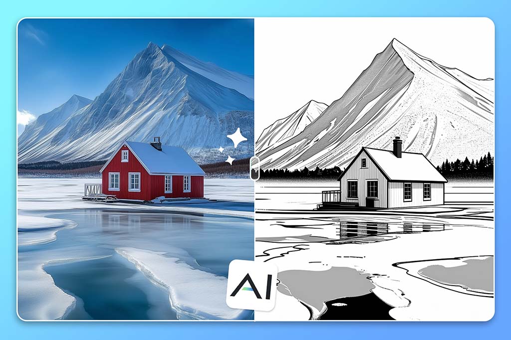 Use Scenic Photos to create Breathtaking Comic Panels