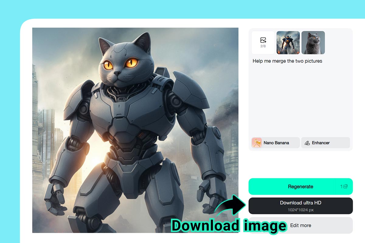 Step 3. Blend the Images