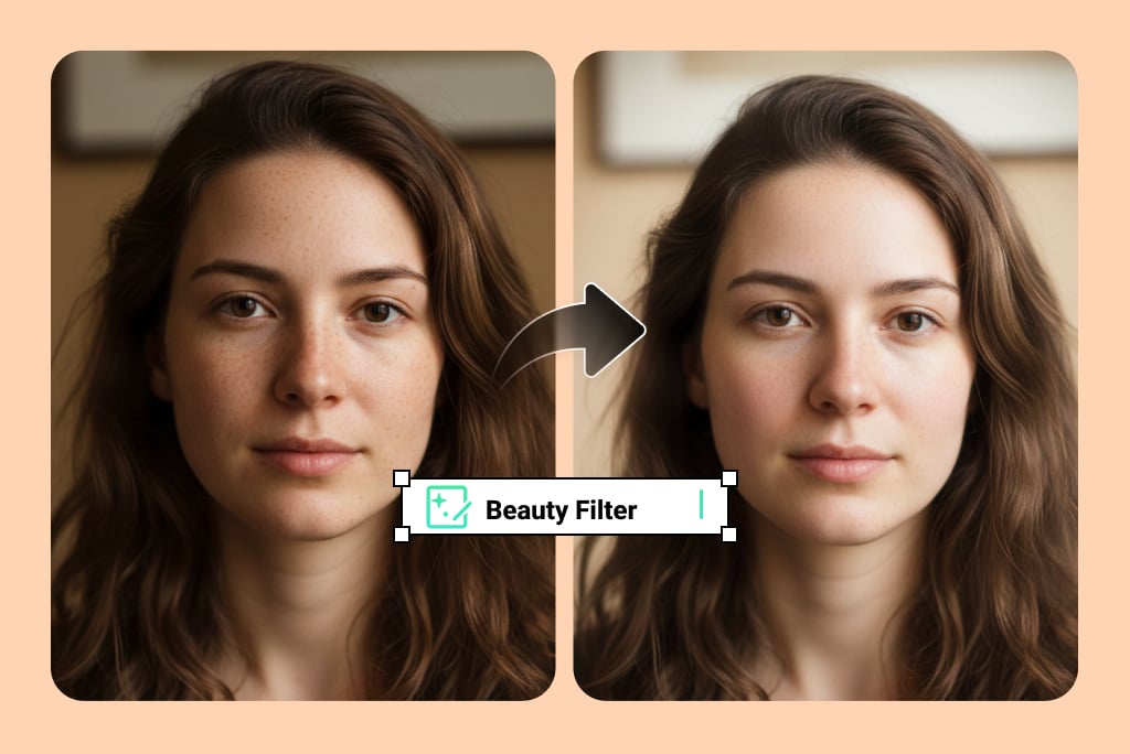 AI Beauty Filter for Natural Photo Enhancement