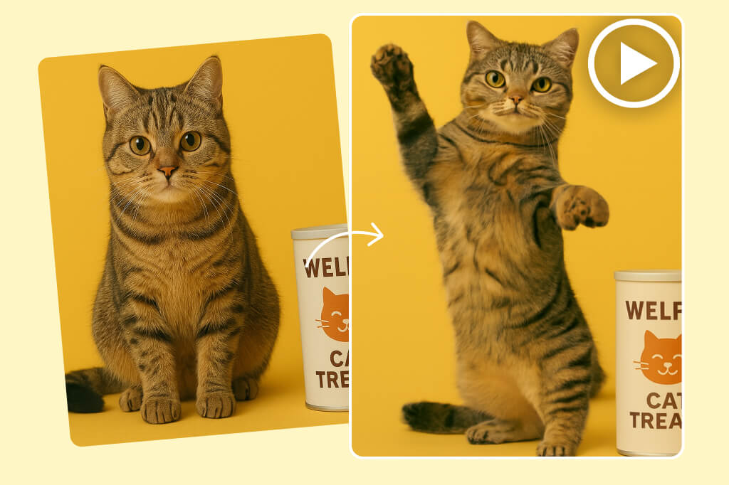 Use dancing animals for engaging marketing content in pet care or fashion industries.