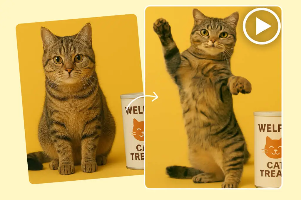 Use dancing animals for engaging marketing content in pet care or fashion industries.
