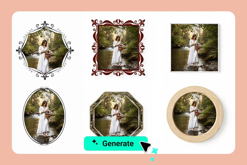 Add Creative Frames to Your Photos with AI Add Creative Frames to Your Photos with AI