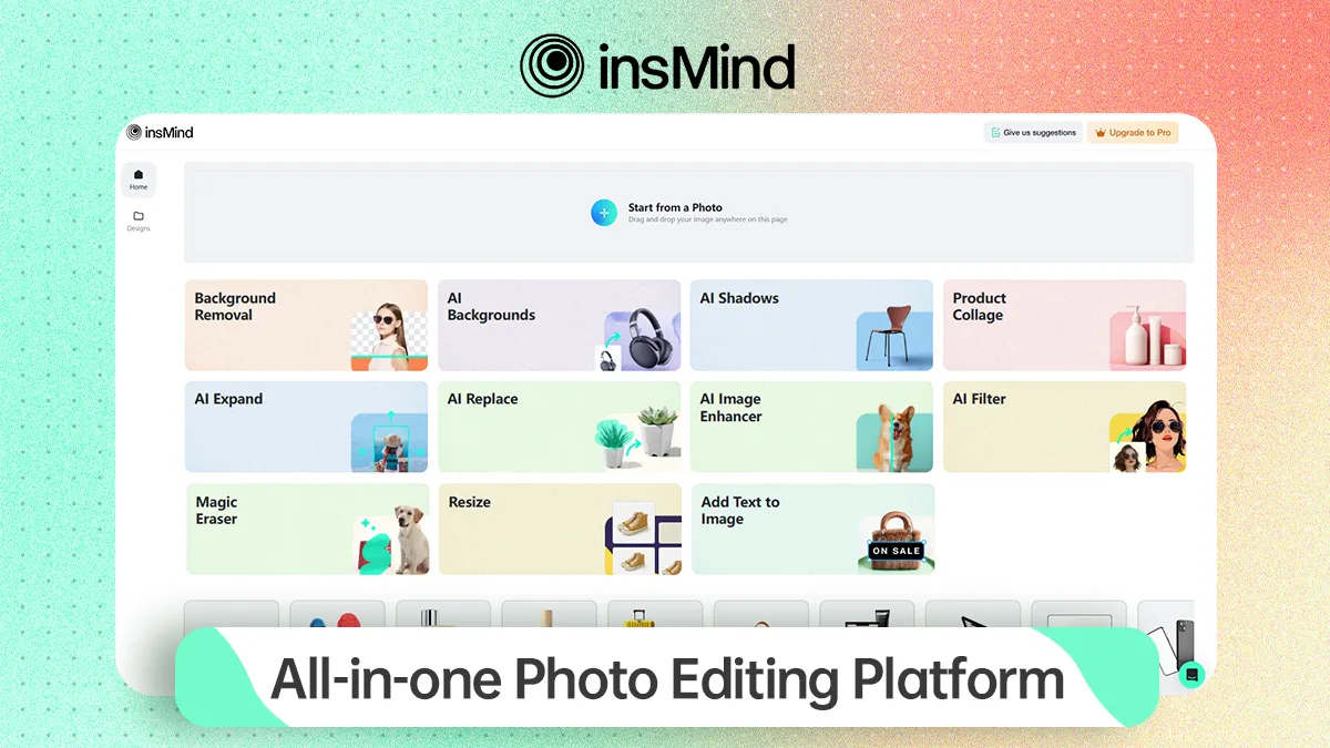 An all-in-one photo editor for Amazon - insMind