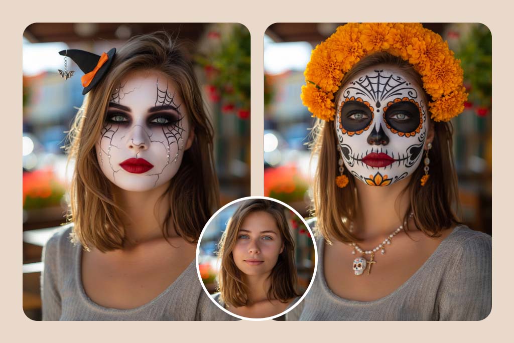 Transform Your Face into a Funny Spooky Look Transform Your Face into a Funny Spooky Look