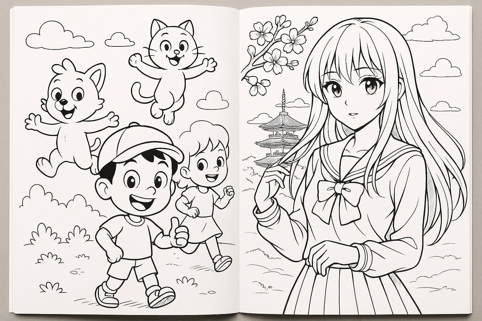 Cartoon And Anime Themed Pages