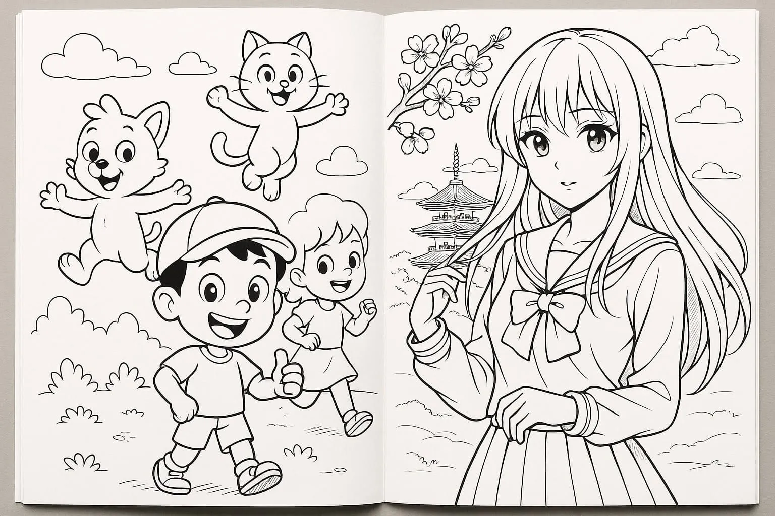 Cartoon And Anime Themed Pages
