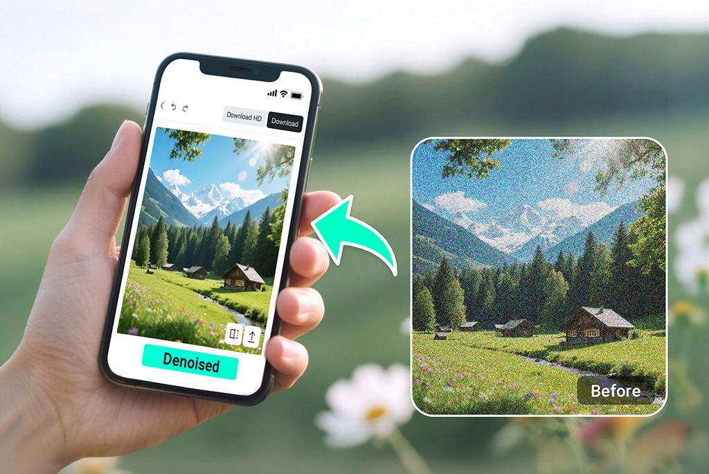 Image Noise Reduction Made Easy for All Your Devices