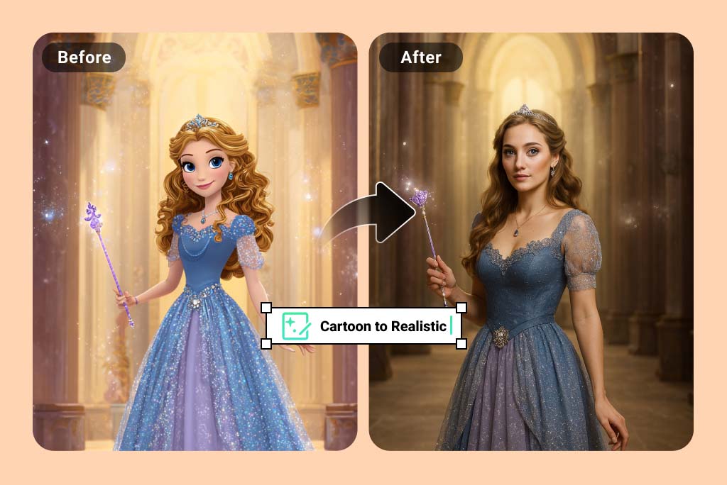 Cartoon to Realistic AI Converter Cartoon to Realistic AI Converter