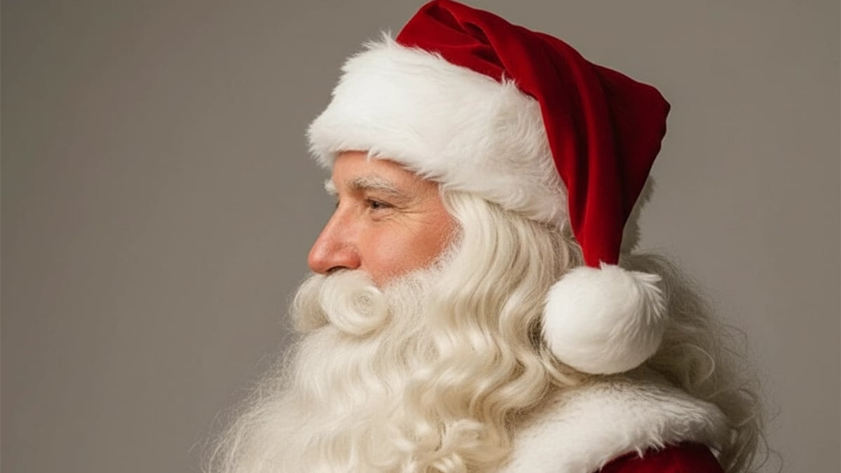 Elegant Santa Portrait An image of designing a elegant Santa portrait with insMind