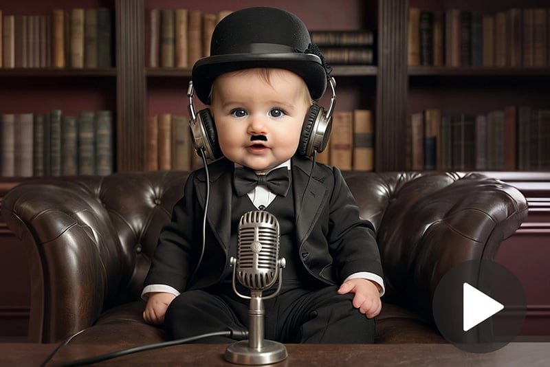<p><span style="color: #000000;">Create&nbsp;Humorous&nbsp;and&nbsp;Satirical&nbsp;Baby&nbsp;Podcast&nbsp;Videos</span></p>