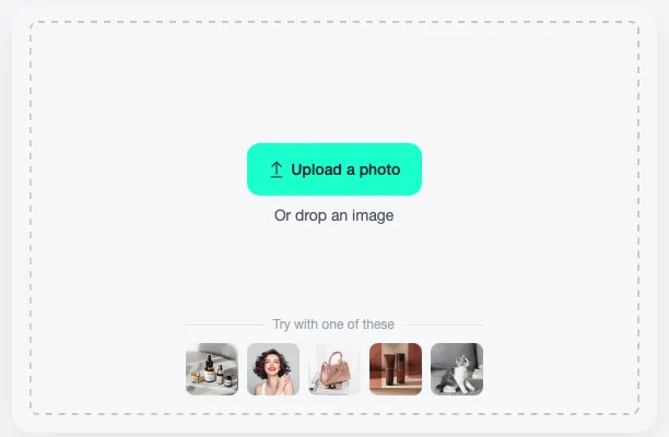 Screenshot demonstrating the process of uploading a photo to the Add Emoji to Photo Tool in insMind